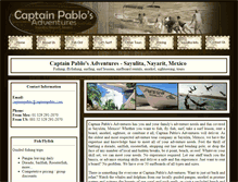 Tablet Screenshot of captainpablo.com